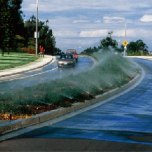 Sprinkler overspray also creates urban runoff.