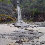 This coastal storm drain discharges runoff year-round.