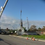 The top of IRWD's windmill is removed