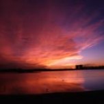 Sunset at the San Joaquin Marsh & Wildlife Sanctuary