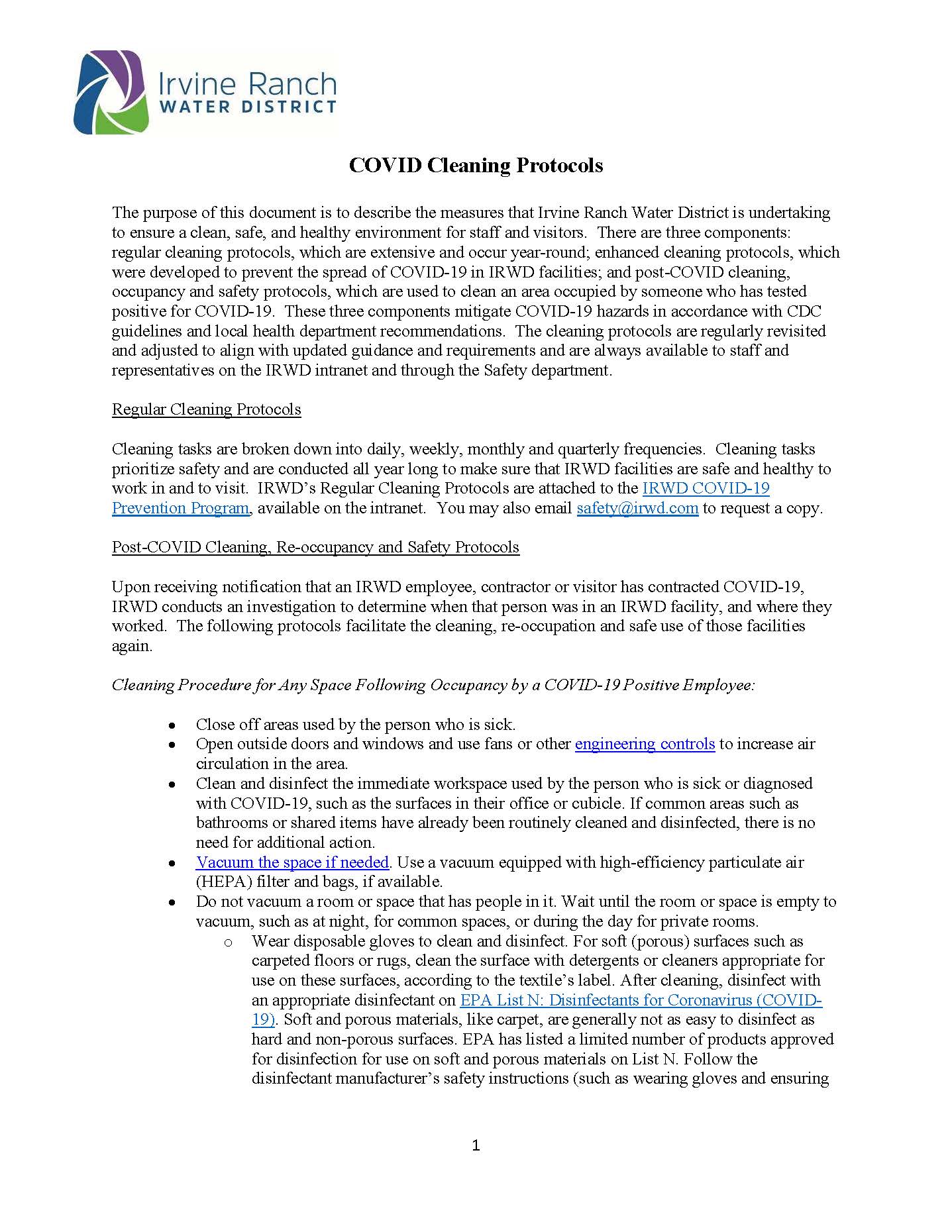 COVID cleaning protocols042022 Page 1