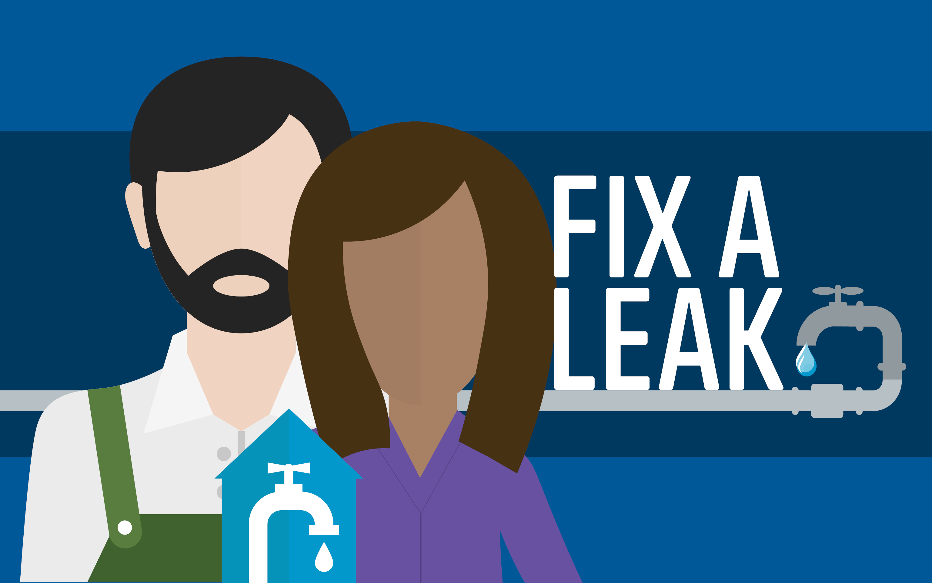 Fix a Leak Webpage Header