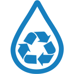 recycled water drop icon copy