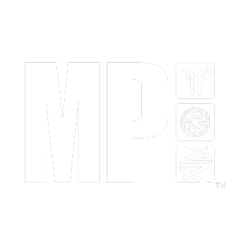 Bold MP letters on a green background with three small square icons to the right: tree-like, circular molecule, DNA helix.