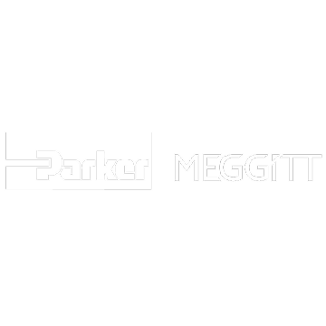 Parker Meggitt logo on a black background